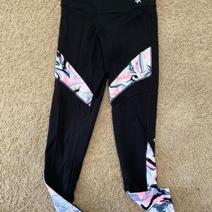 PINK by Victoria’s Secret Water Color Mesh Leggings